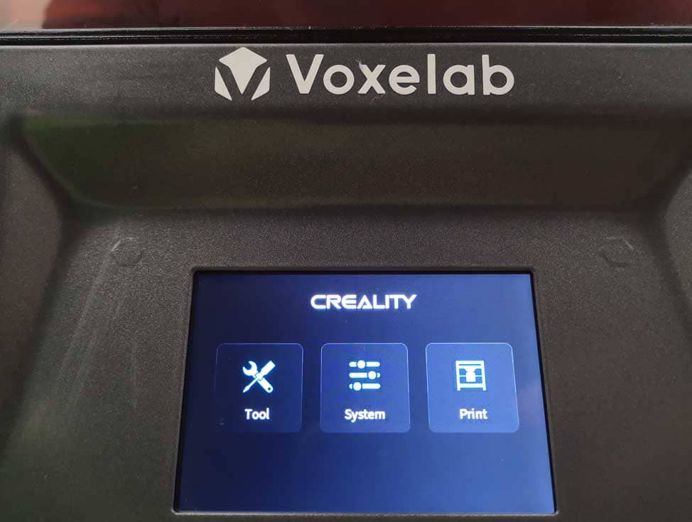 Voxelab with Creality firmware