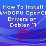 how to install amd gpu opencl drivers on debian 11