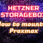 hetzner storage box how to mount storage in proxmox