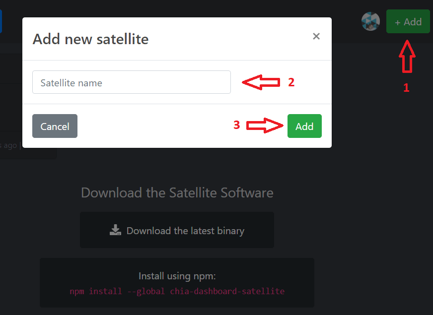 add new satellite