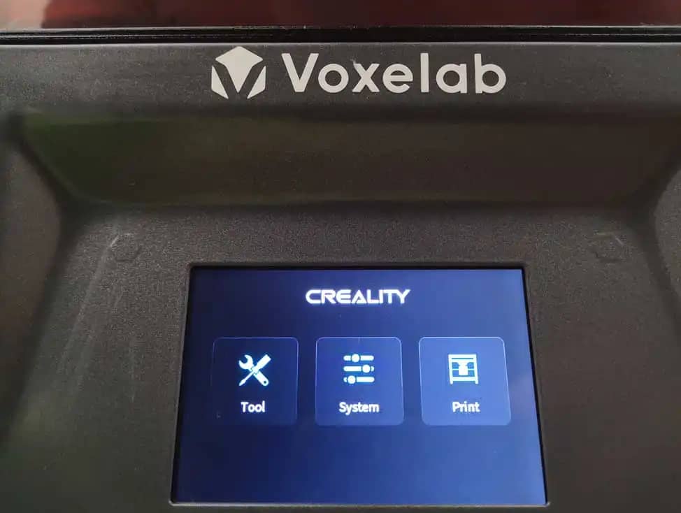 Voxelab with Creality firmware